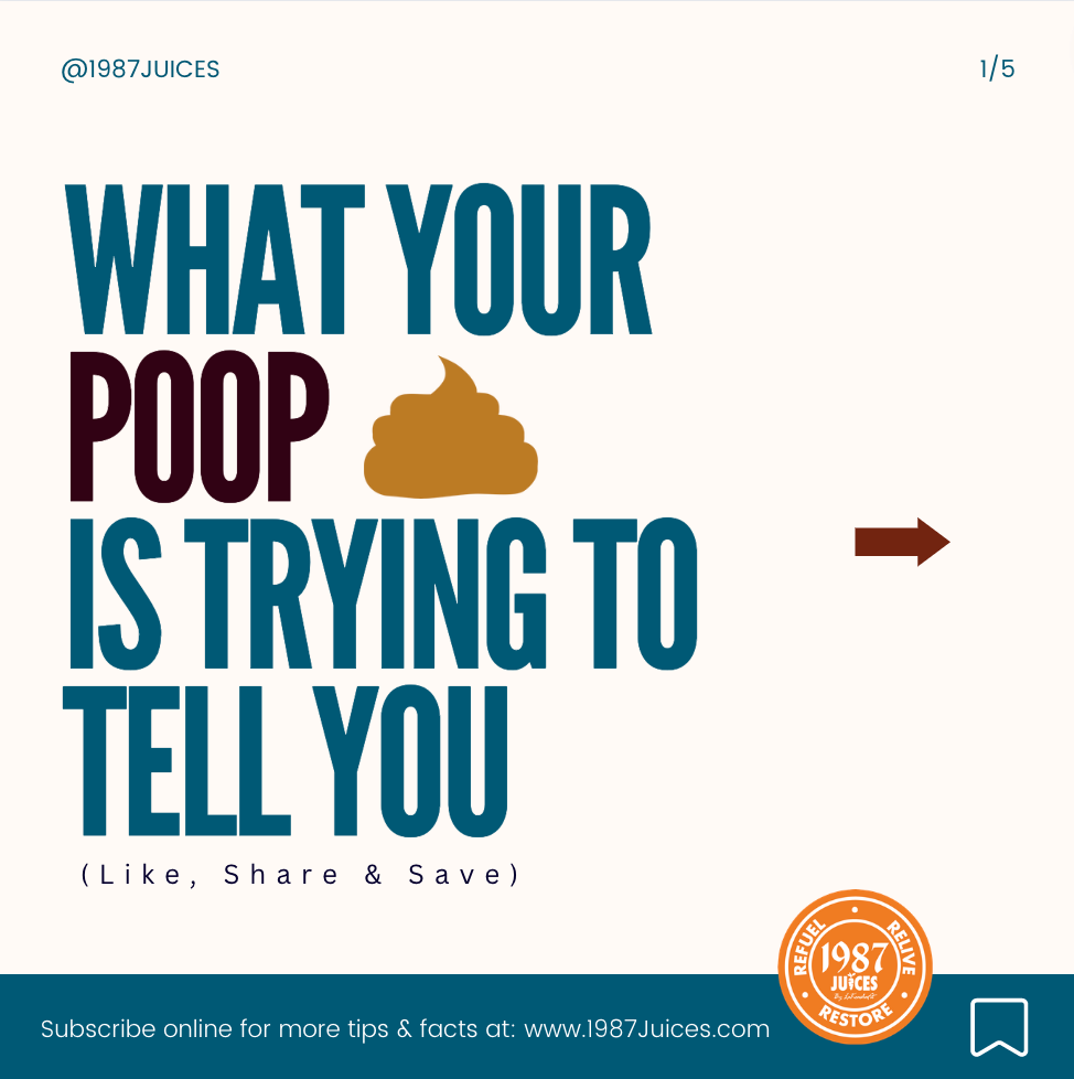 What your poop is trying to tell you.